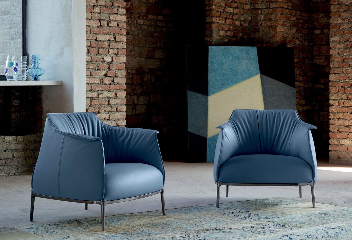 ARCHIBALD _ Armchair By Poltrona Frau design Jean-Marie Massaud